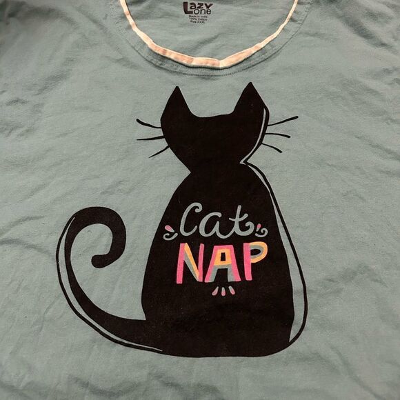 Lazy One Cat Nap Tshirt - Picture 3 of 5